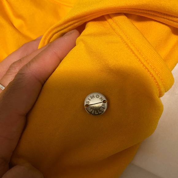 Simon Miller Blim sunset bodycon dress orange - Picture 6 of 7